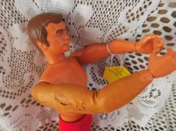 bionic man red pants b